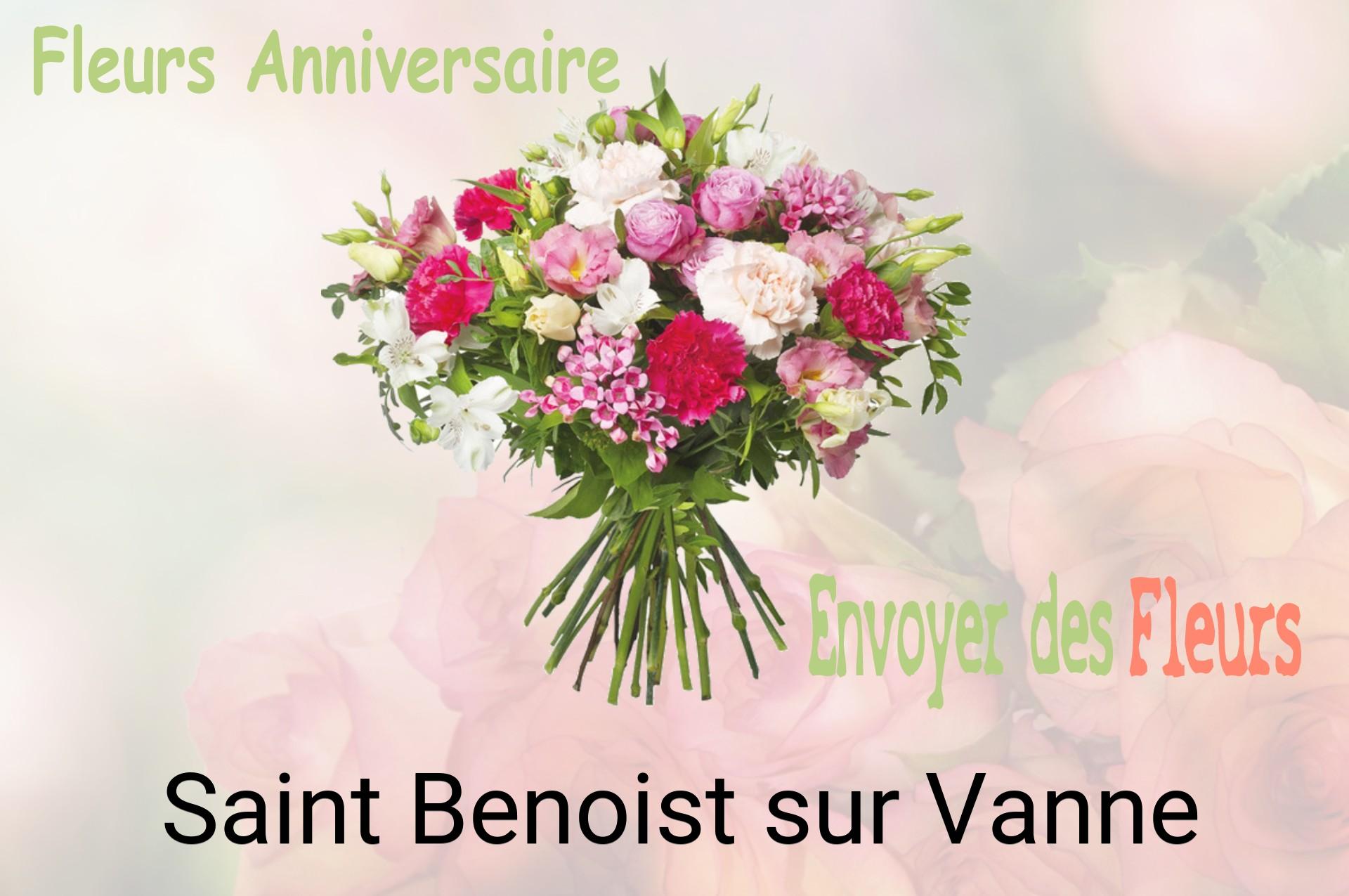 Bouquet de fleurs d’anniversaire livré à Saint-Benoist-sur-Vanne